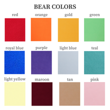 Load image into Gallery viewer, custom banner bear plush