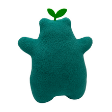 Load image into Gallery viewer, teal sprout bear plush
