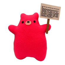 Load image into Gallery viewer, custom sign bear plush
