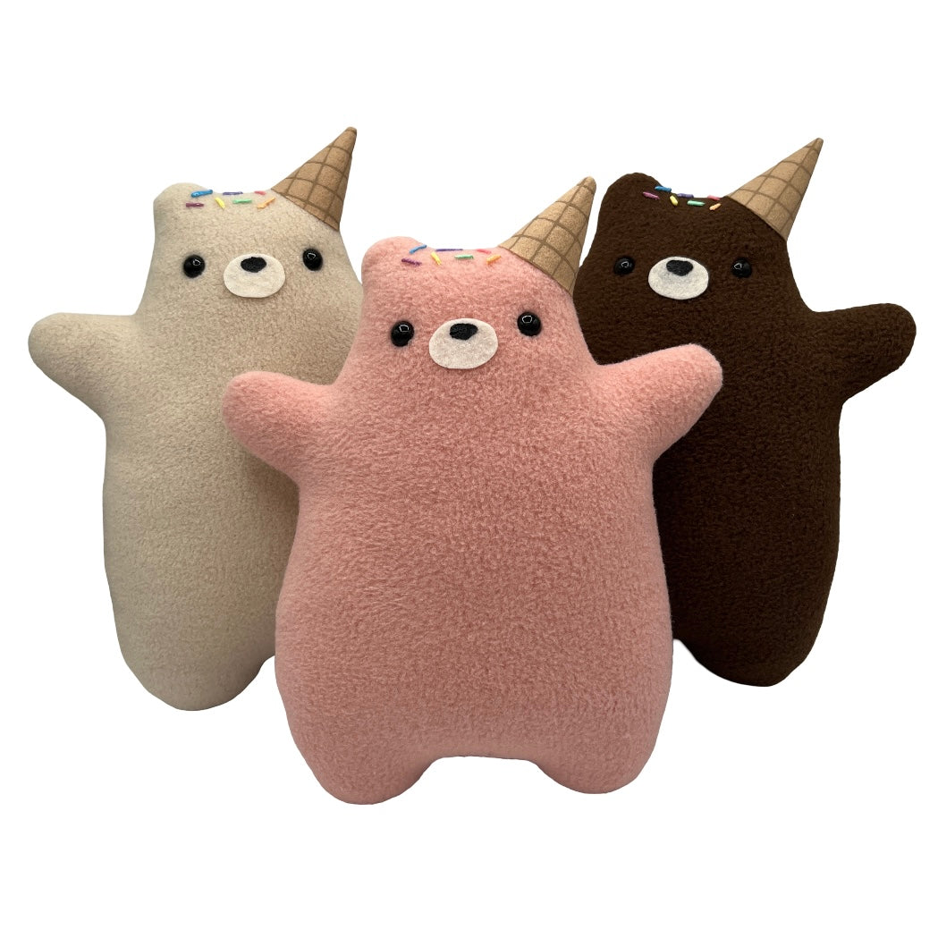 ice cream bear plush – kawaiikrafts