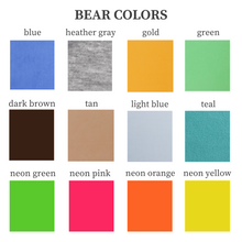 Load image into Gallery viewer, custom sign bear plush

