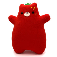 Load image into Gallery viewer, red strawberry bear plush
